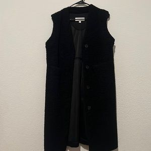 Prologue sleeveless long Sherpa